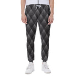 Dot Geometric Triangle Pattern Print Scuba Joggers