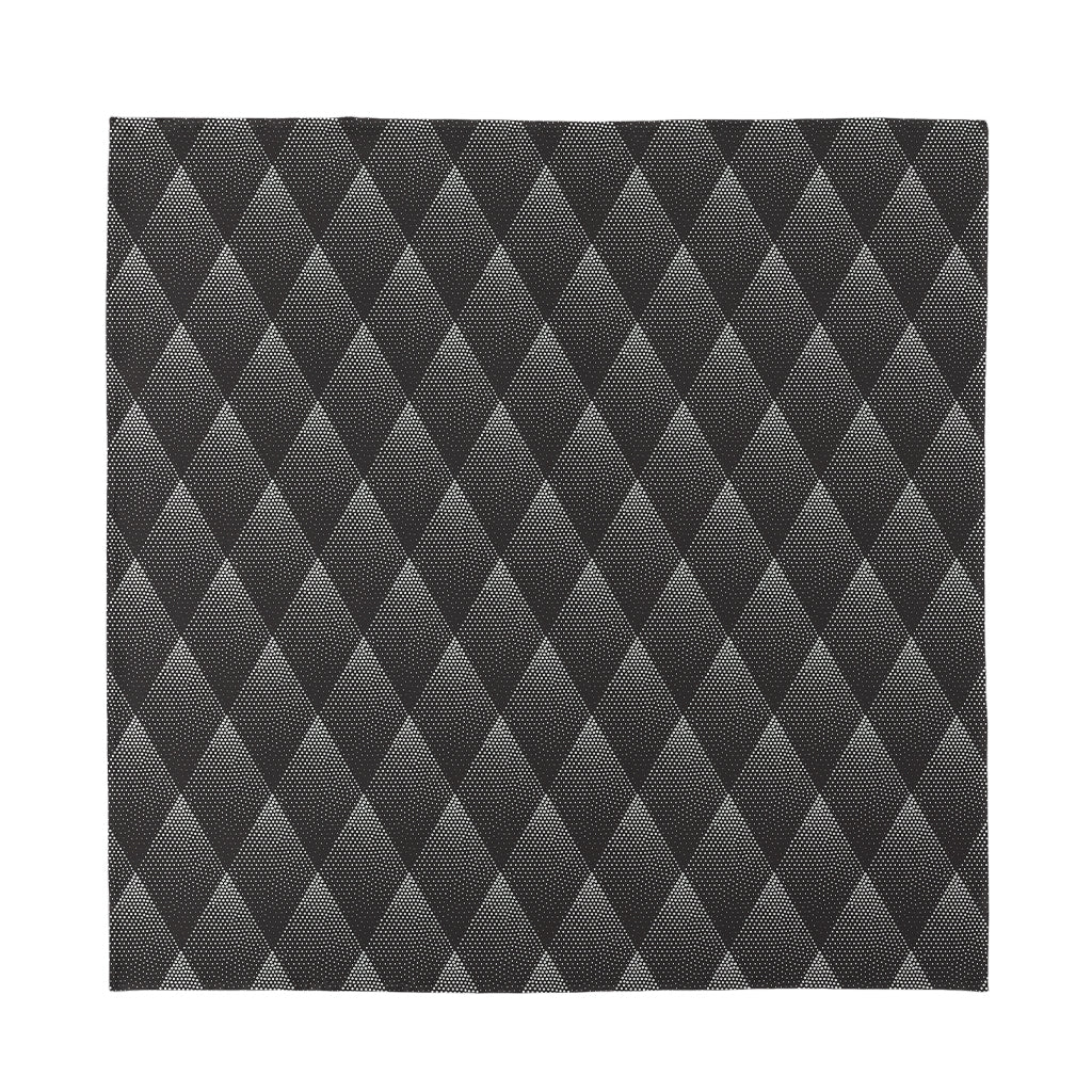Dot Geometric Triangle Pattern Print Silk Bandana