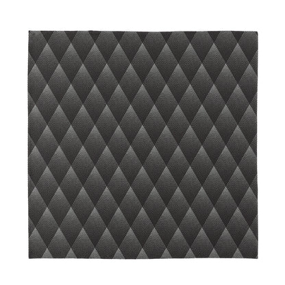 Dot Geometric Triangle Pattern Print Silk Bandana