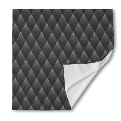 Dot Geometric Triangle Pattern Print Silk Bandana