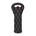 Dot Geometric Triangle Pattern Print Single Neoprene Wine Tote