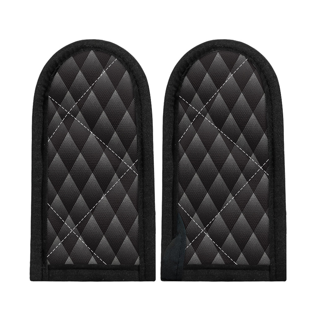 Dot Geometric Triangle Pattern Print Skillet Handle Cover