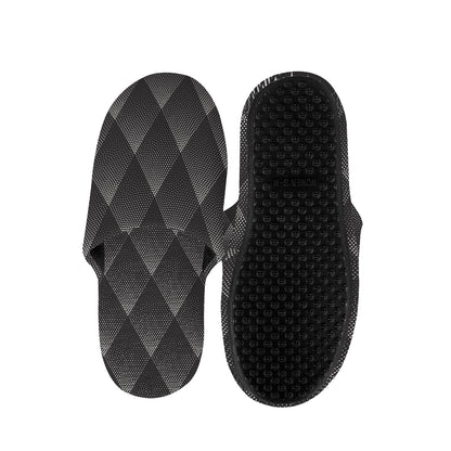 Dot Geometric Triangle Pattern Print Slippers