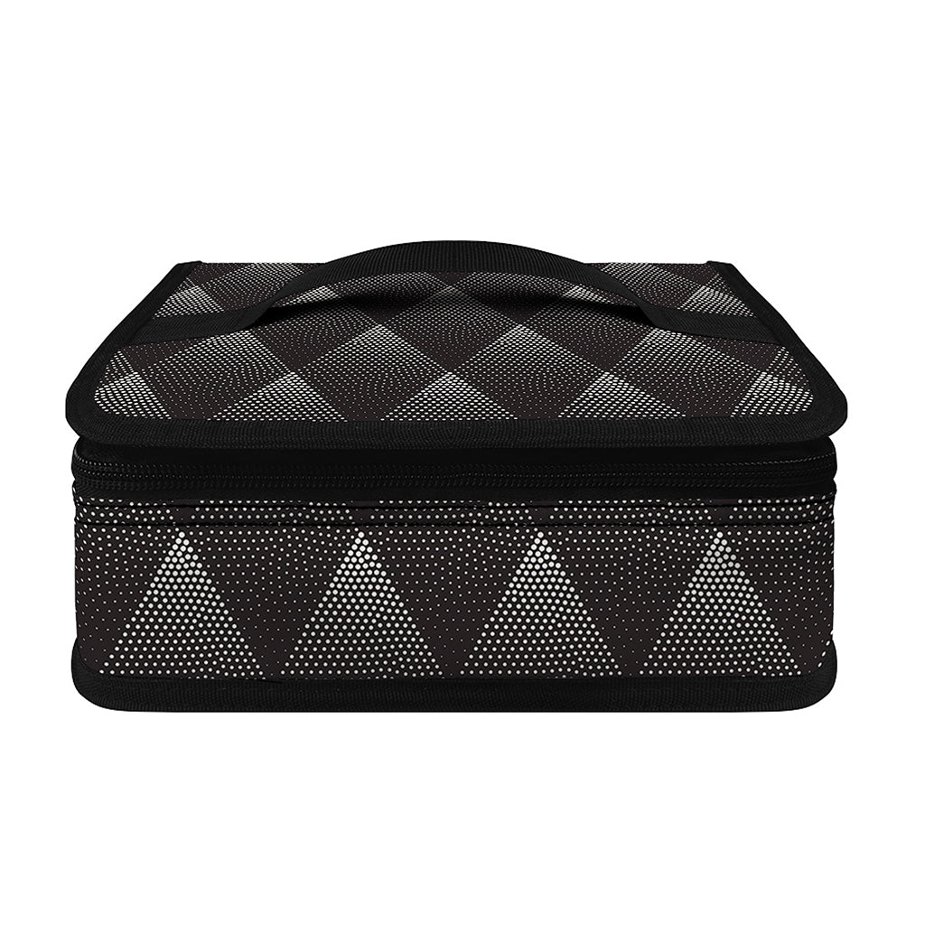 Dot Geometric Triangle Pattern Print Small Lunch Bag