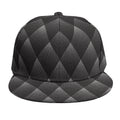 Dot Geometric Triangle Pattern Print Snapback Cap