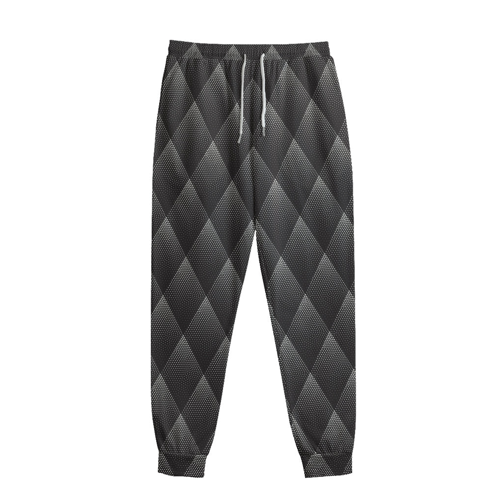 Dot Geometric Triangle Pattern Print Sweatpants