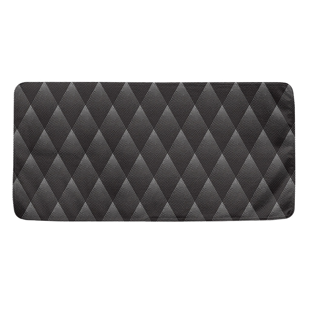 Dot Geometric Triangle Pattern Print Towel