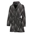 Dot Geometric Triangle Pattern Print Women's Bathrobe