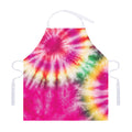 Double Tie Dye Print Adjustable Apron
