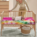 Double Tie Dye Print Baby Crib Sheet