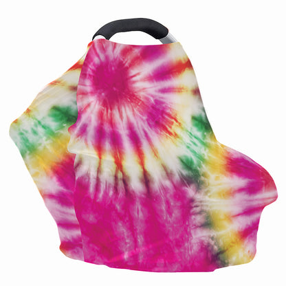 Double Tie Dye Print Baby Seat Cover