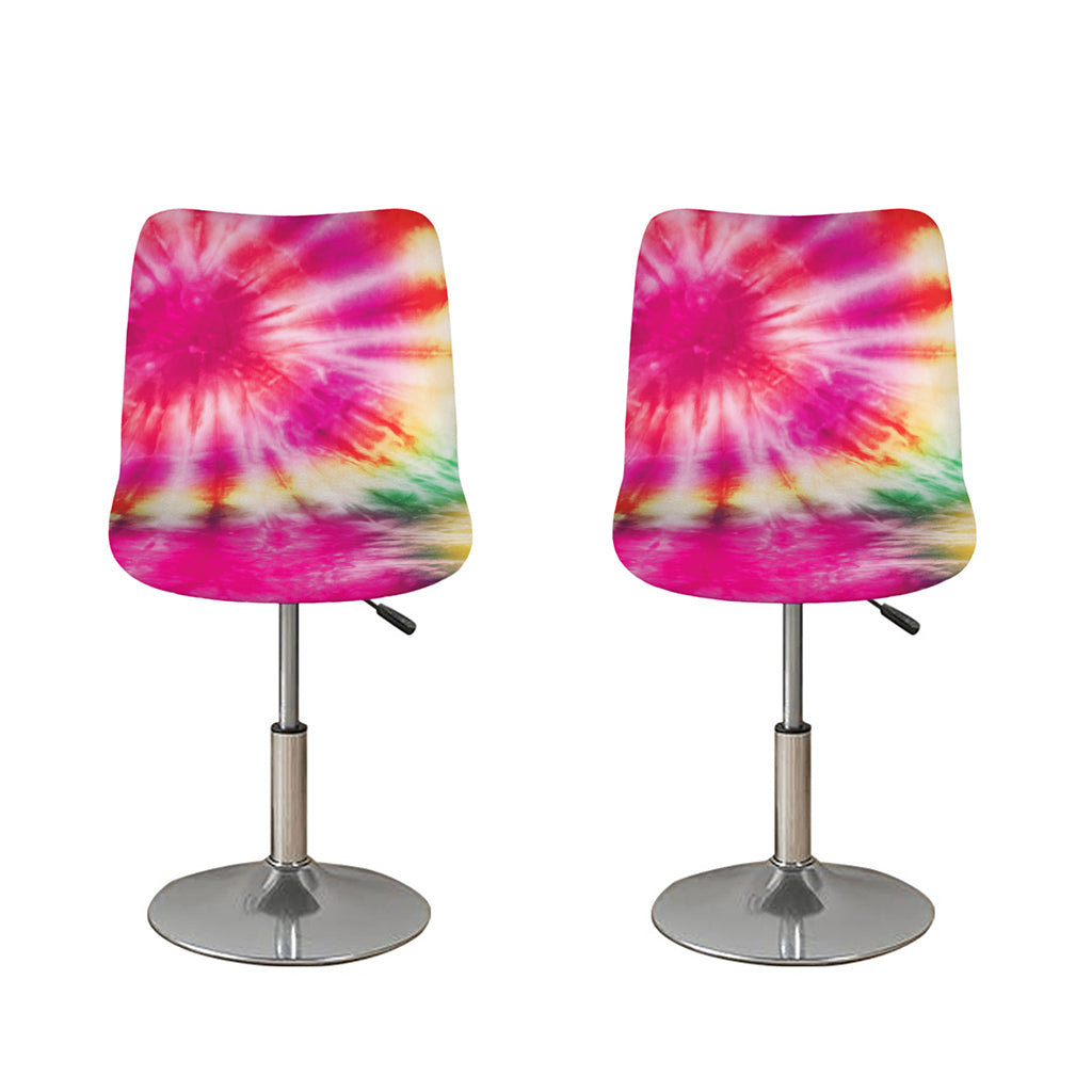 Double Tie Dye Print Bar Stool Covers