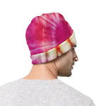 Double Tie Dye Print Beanie