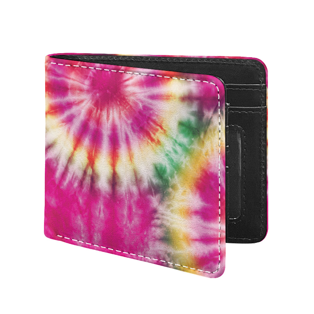 Double Tie Dye Print Bifold Wallet