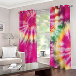 Double Tie Dye Print Blackout Grommet Curtains
