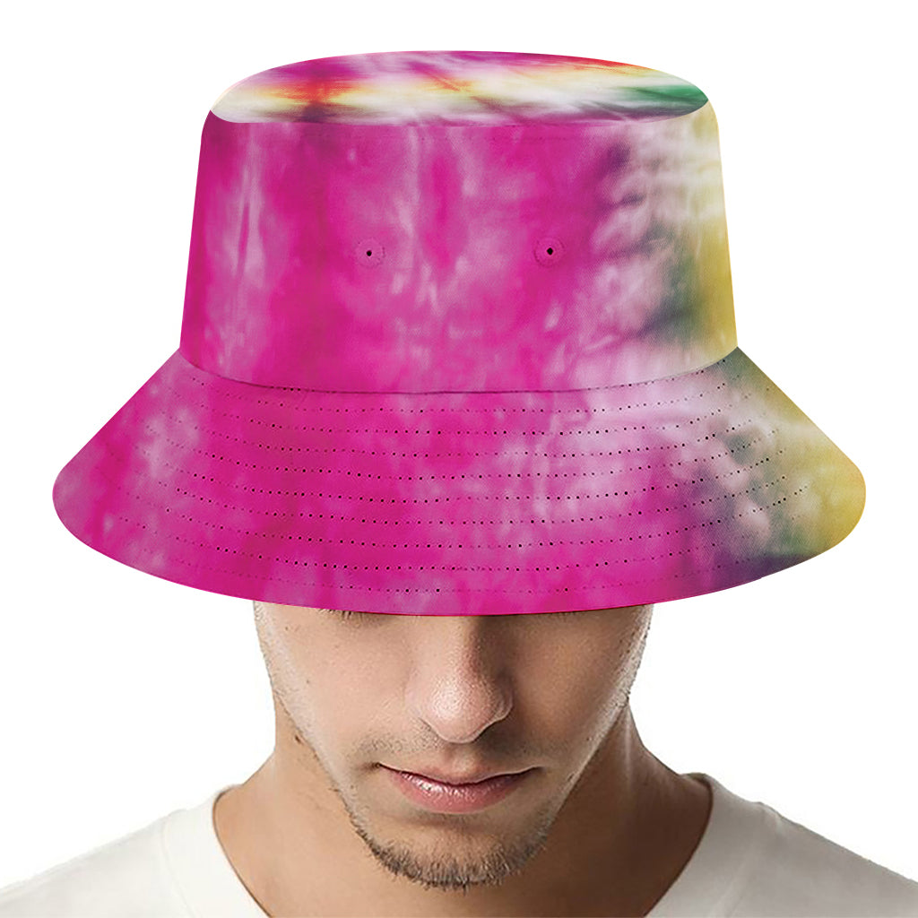 Double Tie Dye Print Bucket Hat