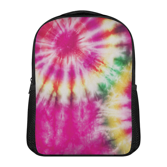 Double Tie Dye Print Casual Backpack