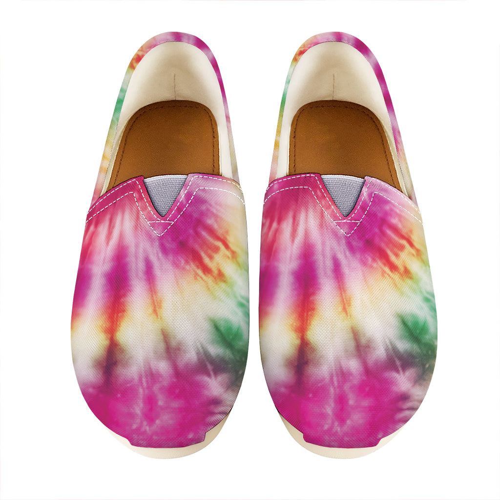 Double Tie Dye Print Casual Shoes