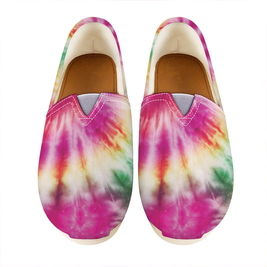 Double Tie Dye Print Casual Shoes