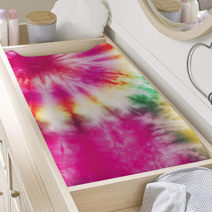 Double Tie Dye Print Changing Pad Cover