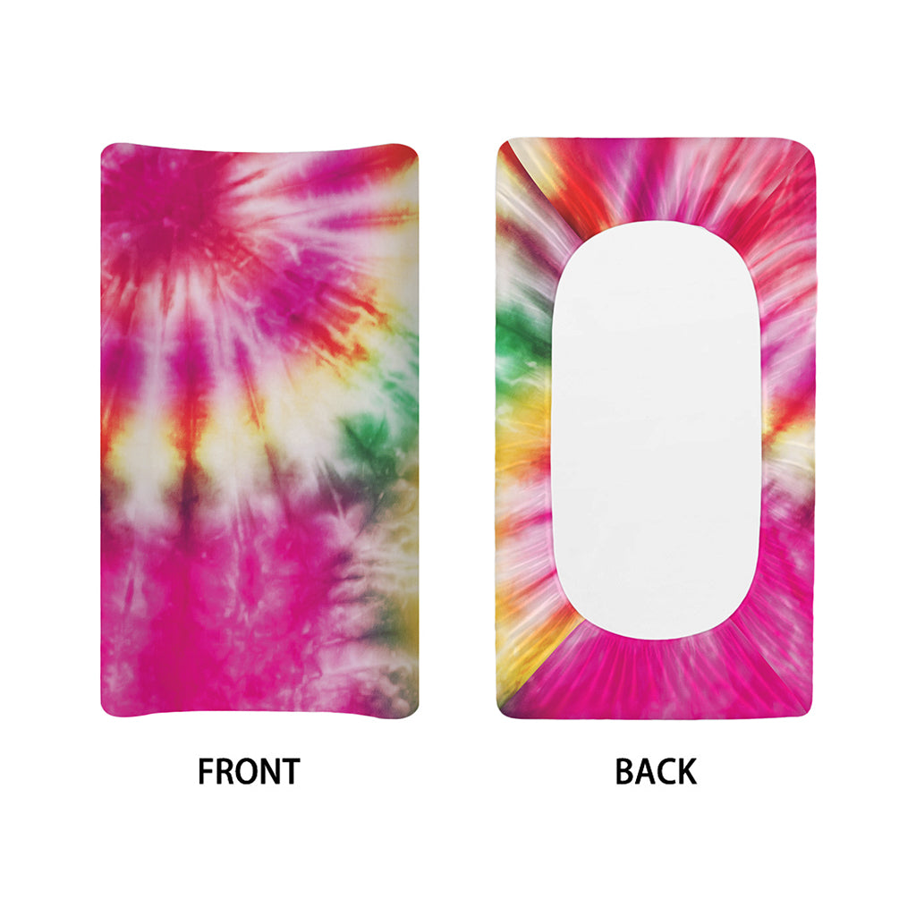 Double Tie Dye Print Changing Pad Cover