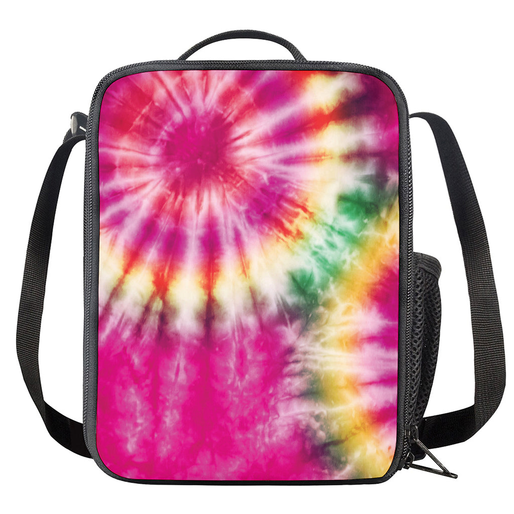 Double Tie Dye Print Crossbody Lunch Bag