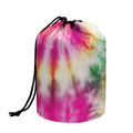 Double Tie Dye Print Drawstring Makeup Bag