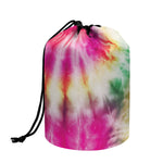 Double Tie Dye Print Drawstring Makeup Bag