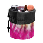 Double Tie Dye Print Drawstring Makeup Bag