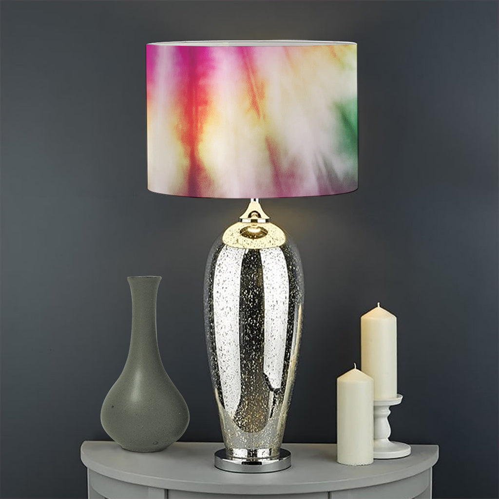 Double Tie Dye Print Drum Lamp Shade