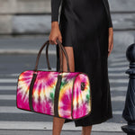 Double Tie Dye Print Duffle Bag