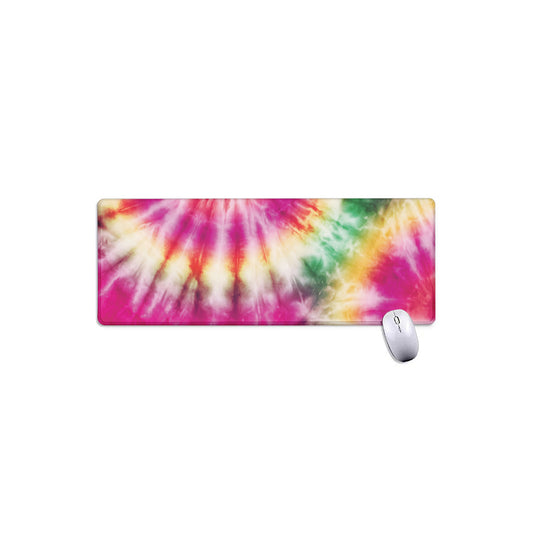 Double Tie Dye Print Extended Mouse Pad