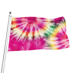 Double Tie Dye Print Flag