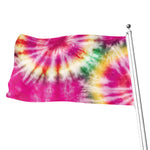 Double Tie Dye Print Flag