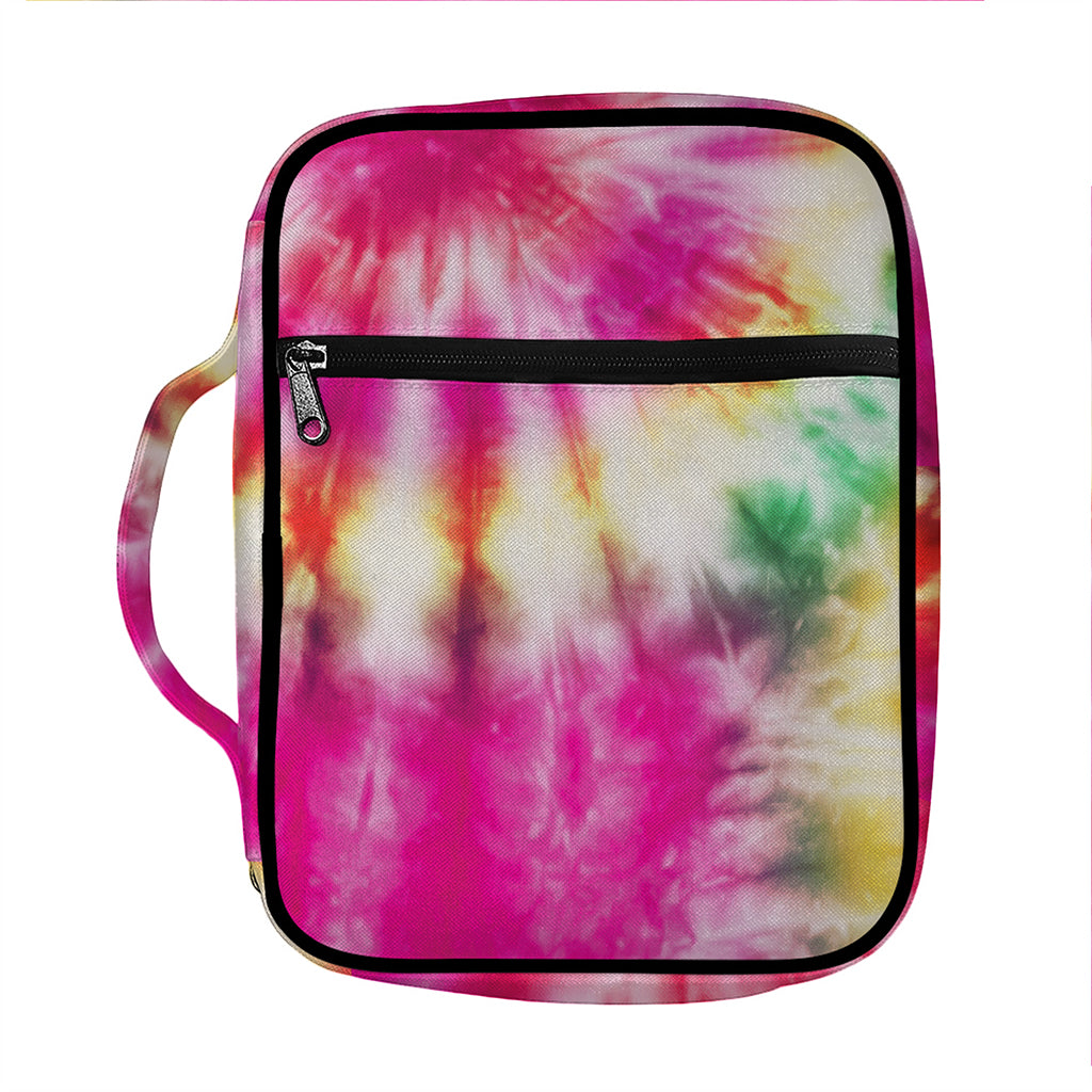 Double Tie Dye Print Front Pocket Bible Bag