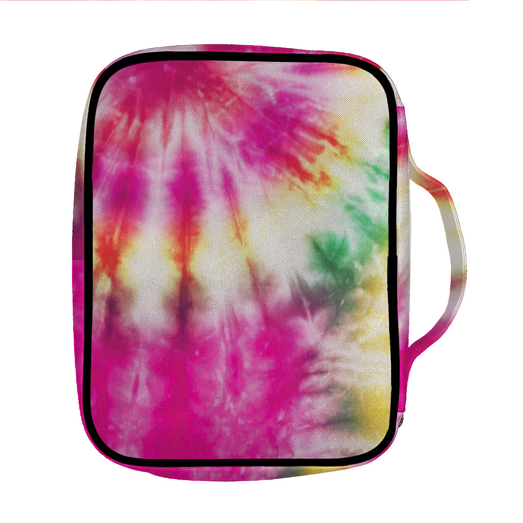 Double Tie Dye Print Front Pocket Bible Bag