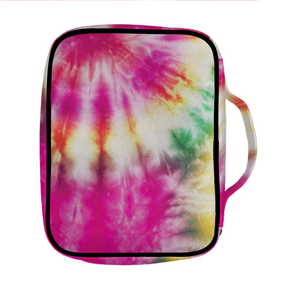 Double Tie Dye Print Front Pocket Bible Bag