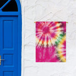 Double Tie Dye Print Garden Flag