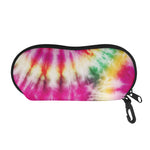Double Tie Dye Print Glasses Case