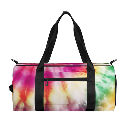 Double Tie Dye Print Gym Bag