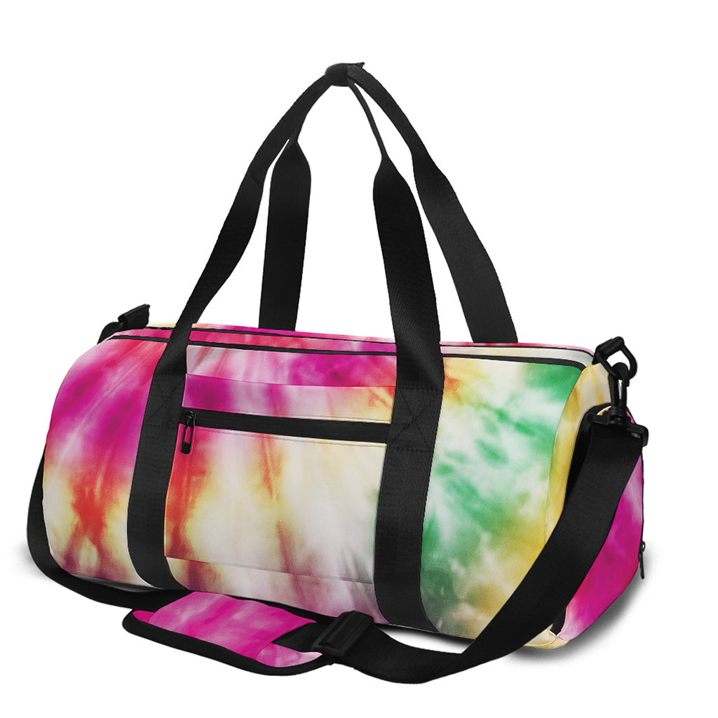 Double Tie Dye Print Gym Bag