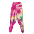 Double Tie Dye Print Hammer Pants