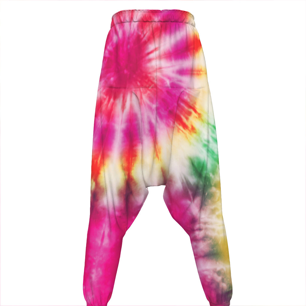 Double Tie Dye Print Hammer Pants