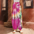 Double Tie Dye Print Harem Pants