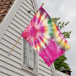 Double Tie Dye Print House Flag