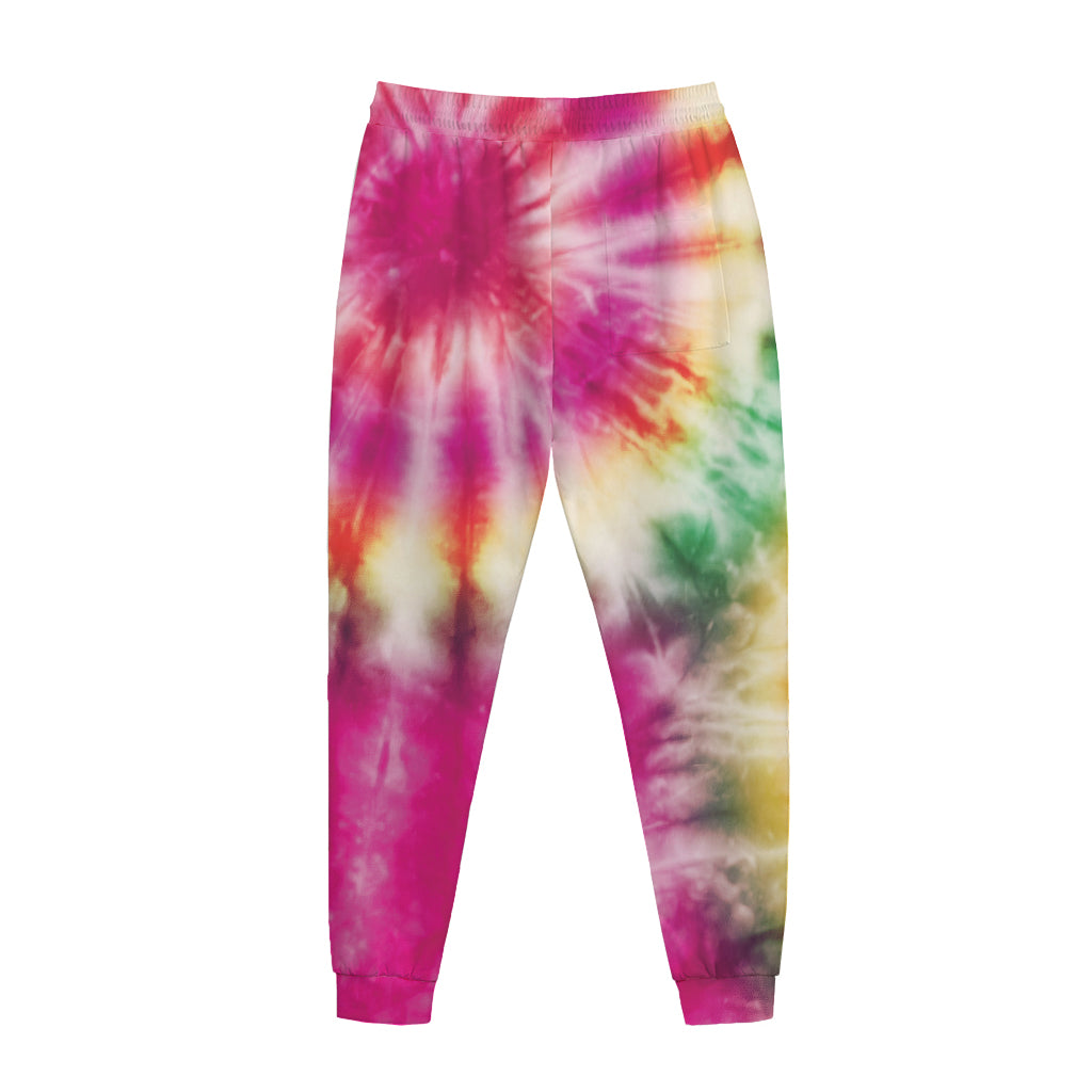 Double Tie Dye Print Jogger Pants