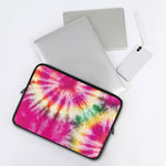 Double Tie Dye Print Laptop Sleeve