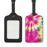 Double Tie Dye Print Luggage Tag