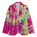 Double Tie Dye Print Men's Blazer