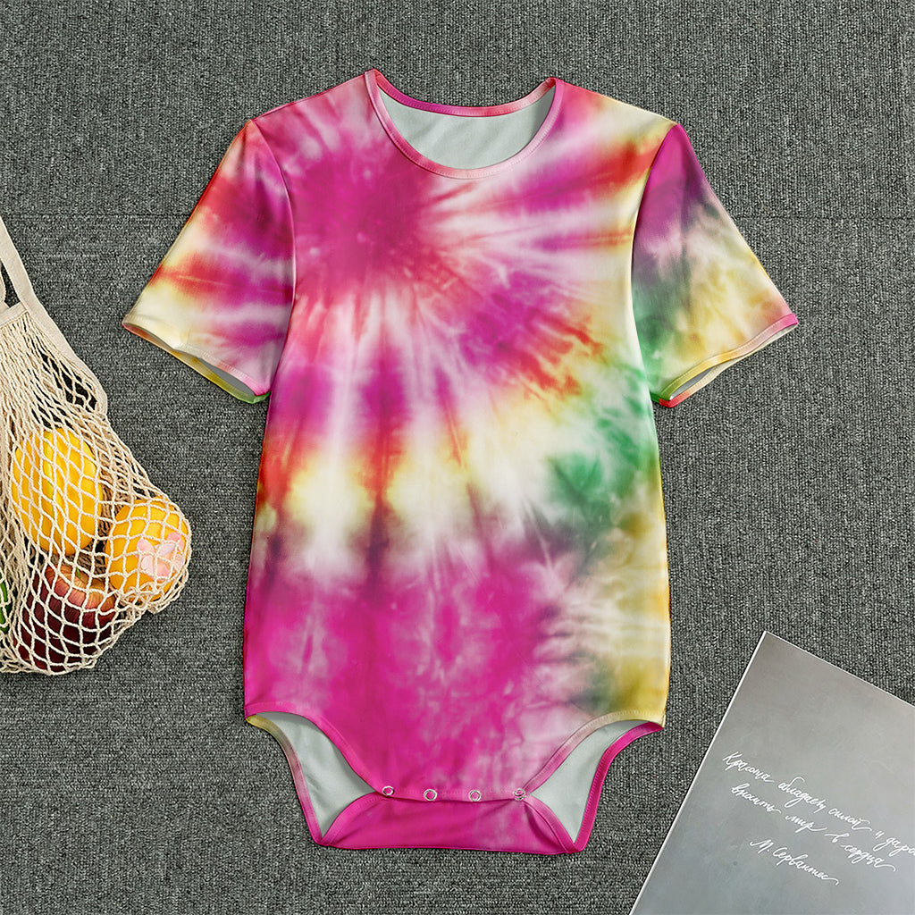 Double Tie Dye Print Men's Bodysuit